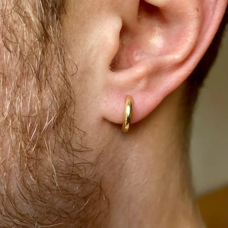 Gold Hoop Men