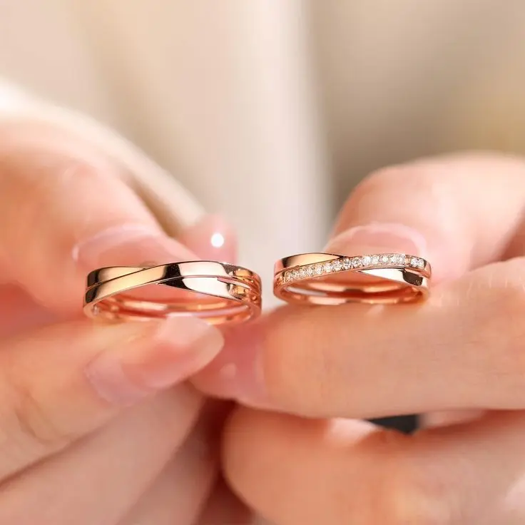 Rose Gold Wedding Rings