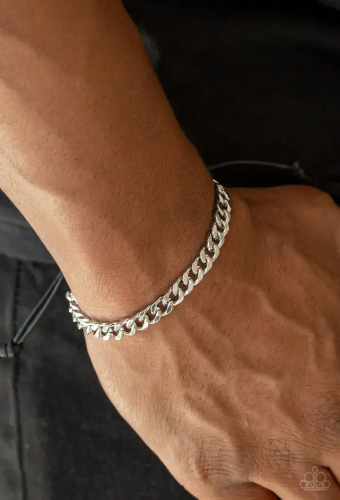 Silver Chain Bracelet Men