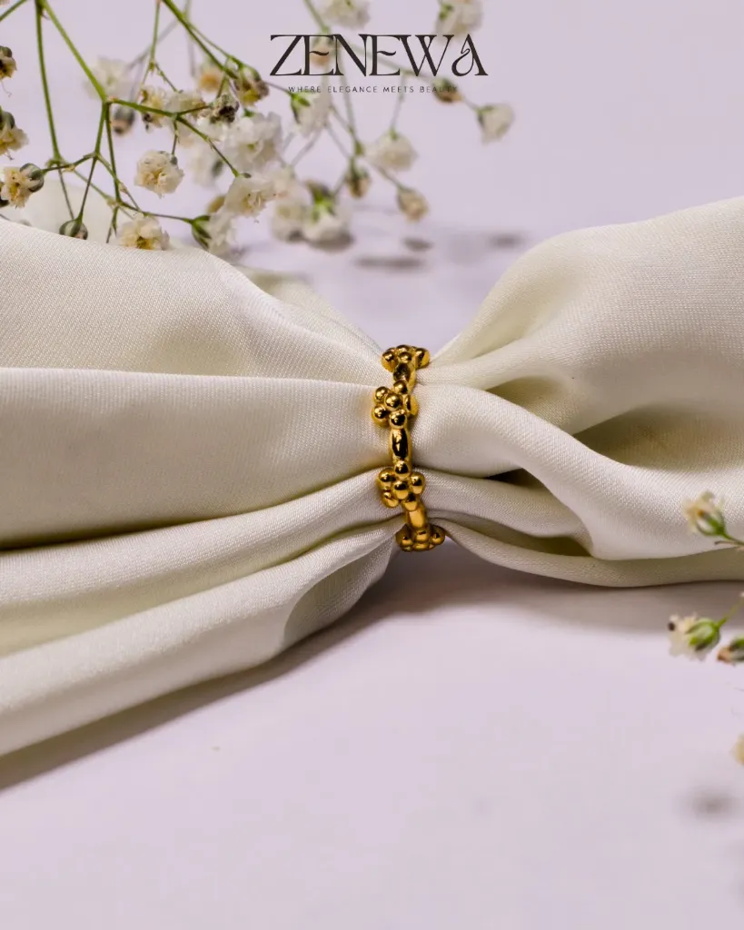 Zenewa Golden Bud Ring