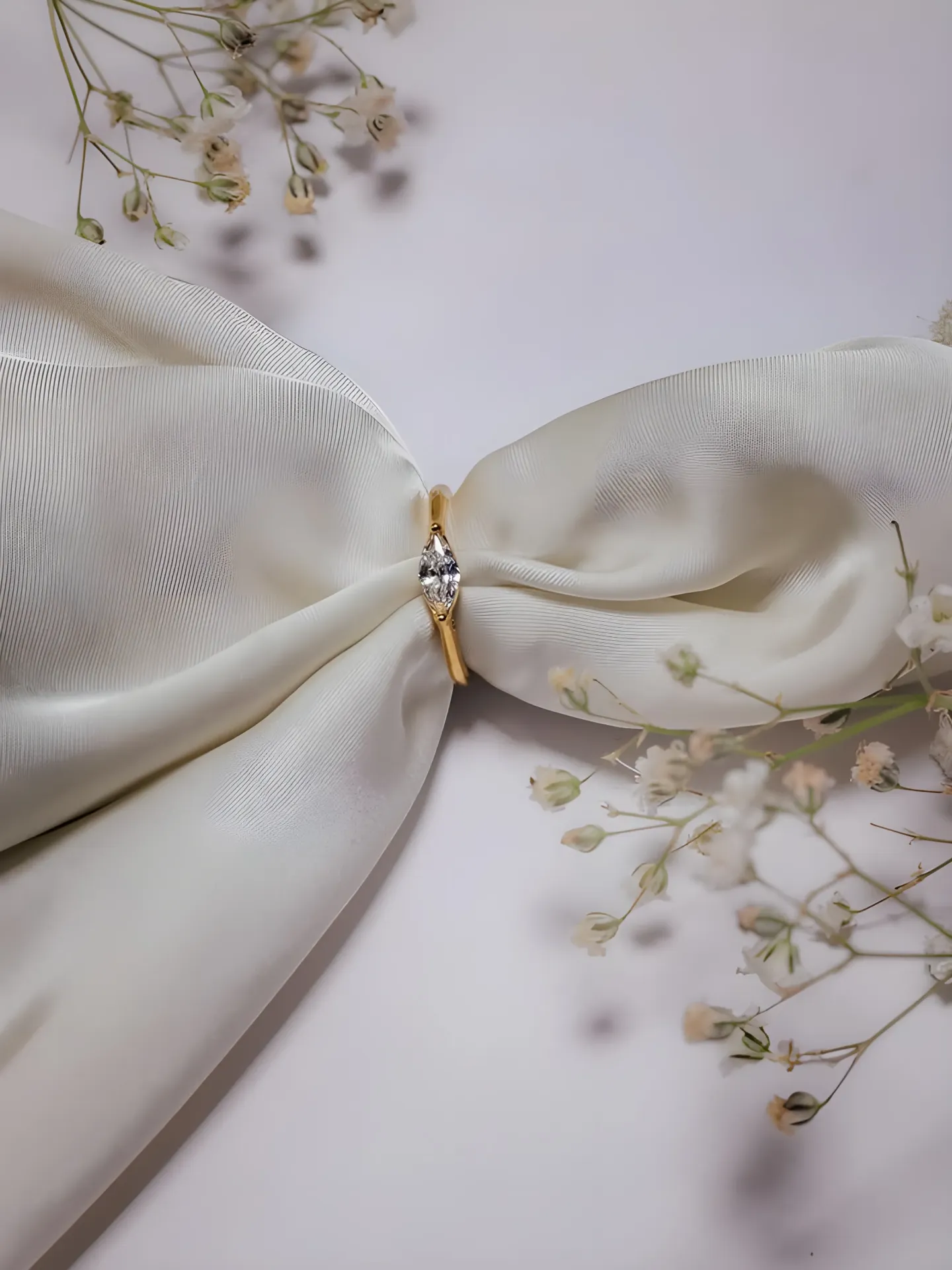 Zenewa Aurora Marquise Ring