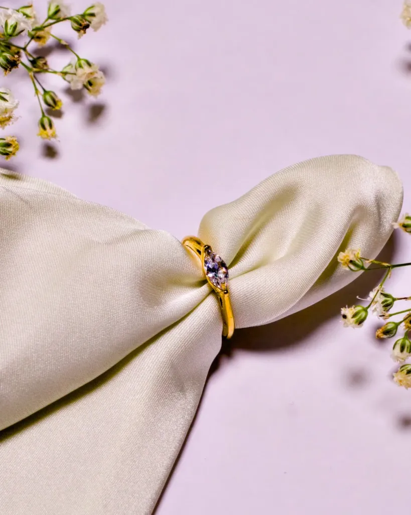 Zenewa Aurora Marquise Ring