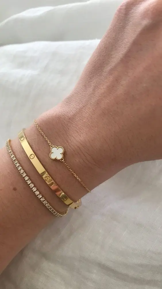 Gold Plated Cartier Bracelet