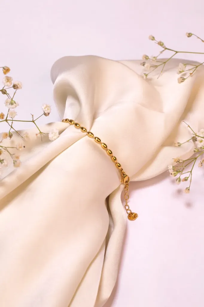 Golden Pebble Bracelet