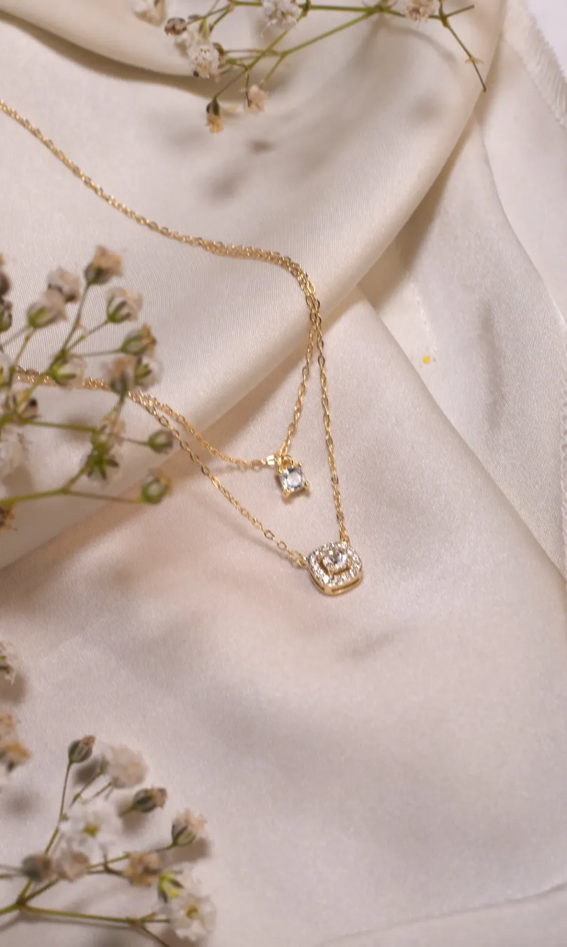 Celestine Layer Necklace